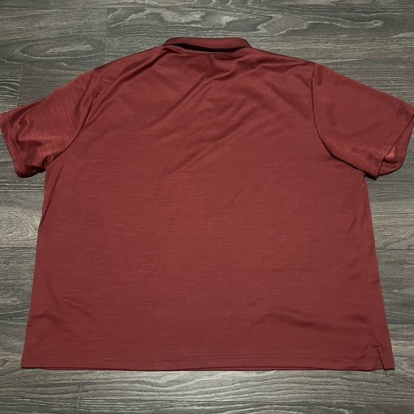 Ocean Coast men’s dark red polo short sleeve shirt size 3XL - Picture 3 of 5